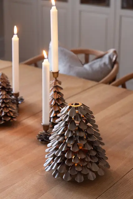 Lama Bormio telys holder Ø20 H21 Messing 