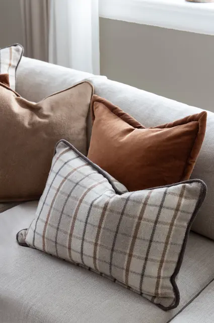 Lama Alpi putetrekk 50x50 Kastanje 