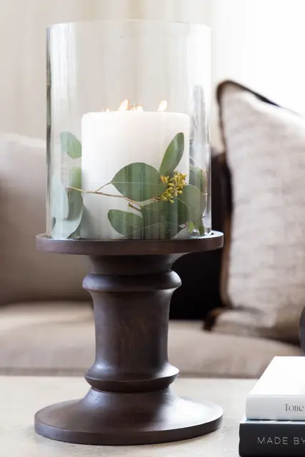 Lama Martino lyslykt Ø20 H42,5 Brun 