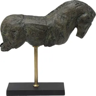 Lama Estrela dekor hest Grønn patina