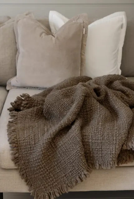 Lama Alpi putetrekk 50x50 Offwhite 