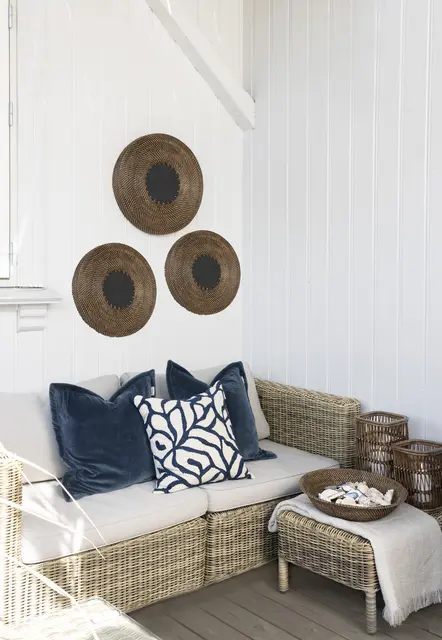 Lama rattan lykt liten 18x18x24 