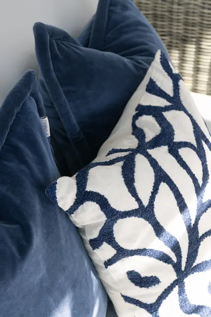 Lama Alpi putetrekk 50x50 Dyp blå 