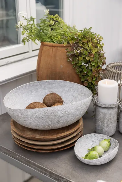 Lama dekketallerken teak Ø33 Natur 