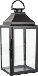 Lama lanterne metall H50 Sort