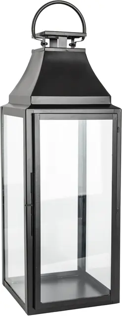 Lama lanterne metall H65 Sort 