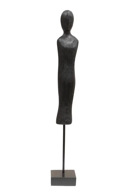 Lama trefigur håndlaget H47 Sort 