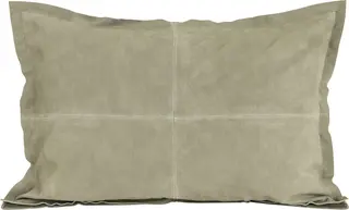Lama Roubaix putetrekk skinn 40x60 Mosegr&#248;nn cowsplit