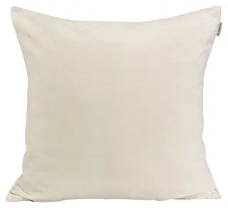 Lama putetrekk fl&#248;yel kant 50x50 Offwhite