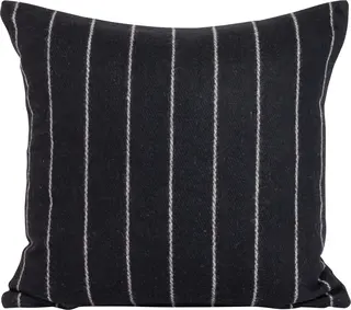 Lama putetrekk pinstripe 50x50 Sort