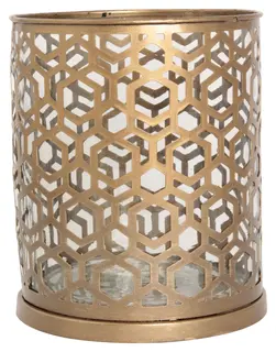 Lama lyslykt geometrisk &#216;21 Messing