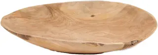 Lama tallerken teak &#216;19 cm Natur