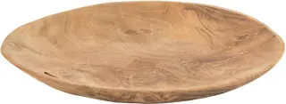 Lama tallerken teak &#216;26 cm Natur