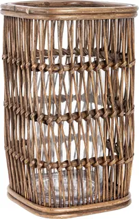 Lama rattan lykt stor 18x18x32