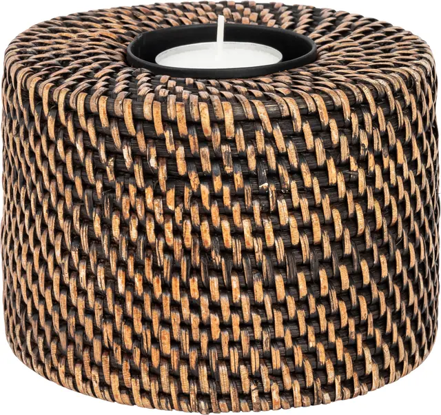 Lama Minico telysholder rattan H9 Brun 