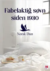 Plakat NO 50x70 Fabelaktig søvn siden 1930