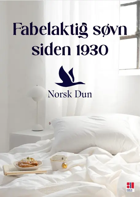 Plakat NO 50x70 Fabelaktig søvn siden 1930 