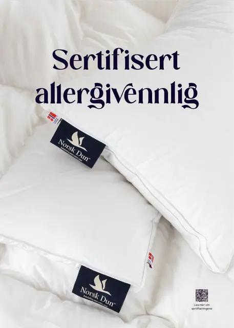 Plakat NO 50x70 Sertifisert allergivennlig 