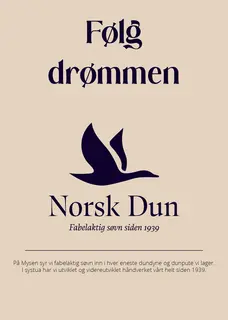 Plakat NO 50x70 F&#248;lg dr&#248;mmen