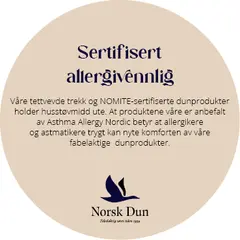 Vippetass NO &#216;13 Sertifisert allergivennlig