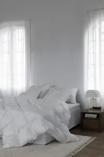 Norsk Dun 50 % andedunpute H&#248;y 50x70 1000g 3-kammer