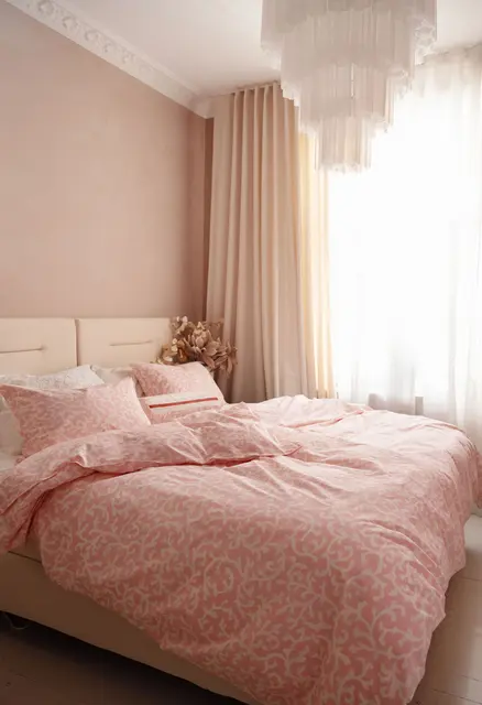 Tone Kroken La Mer sengesett 140x200/50x70 Rosa 