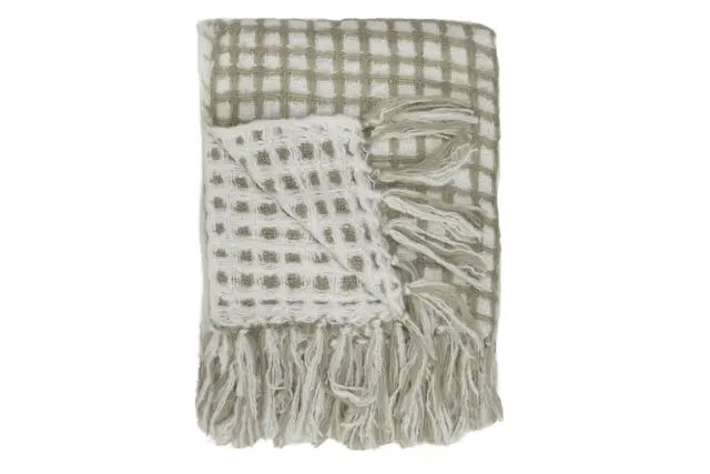 Tone Kroken Clemence pledd 130x170 Beige 